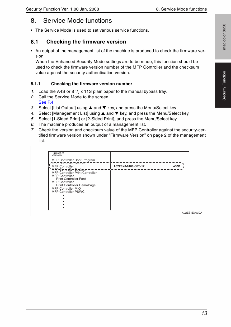 Konica-Minolta magicolor 8650 SECURITY-FUNCTION Service Manual-3